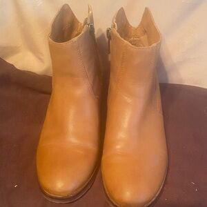 Lucky Brand Camel Ankle Booties